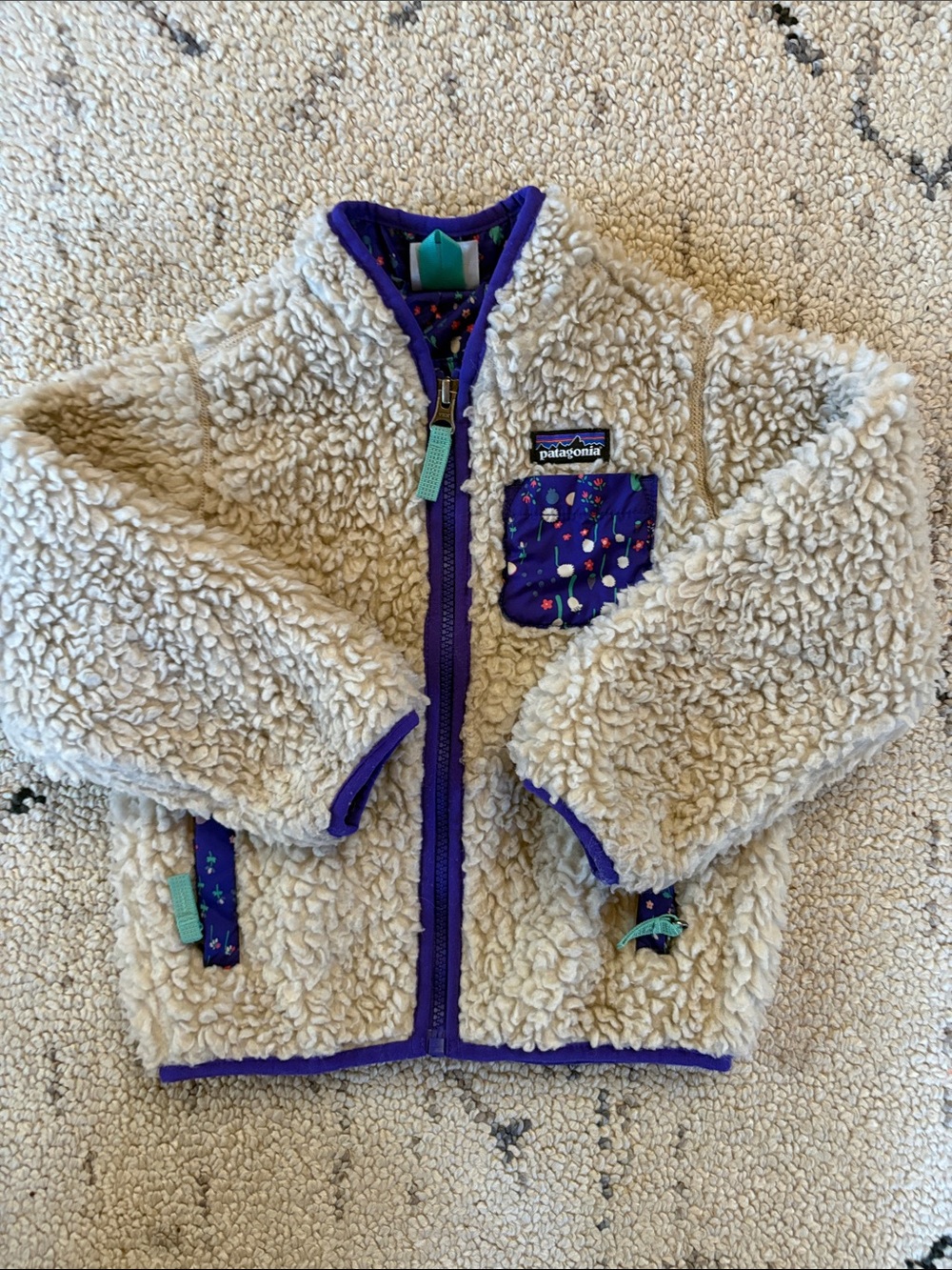 Patagonia Kids retro  Sherpa Jacket (3T) EUC